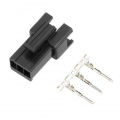10Pcs/set - JST-SM 3 Pin 2.54mm pitch connector (male) with pins. 