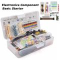 RGB LED With Box Basic Starter Kit Power Supply Module for Arduino R3 DIY Project Starter Electronics Fun Kit Electronic DIY Kit Electronic Components Set Resistor Assorted Kit. 