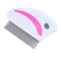 Flea Lice Comb, Stainless Steel Dog Cat Grooming Combs with Rounded Teeth, Professional Pet Tear Stain Remover, Demitting Tool for Small, Medium & Large Pets, by Mall City Zone. 