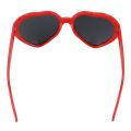 Fashion Funny Summer Love Heart Shape Sunglasses Yellow. 