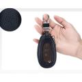 Car Key Holder Leather Vehicle Universal Remote Key FOB Smart Key Protector Keychain Case. 