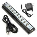 10 Port Hi-Speed Usb 2.0 Hub Splitter Us Power Adapter Cable Usb Hub Adpter Splitter For Pc Lap Computer. 