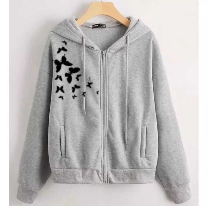 Flower%20Printed%20Fleece%20Zipper%20Jacket%20for%20Girls%20and%20Women,%20Trendy,%20Comfortable,%20Durable,%20and%20Soft%20Fabric%20for%20Casual%20Wear%20-%20Image%203