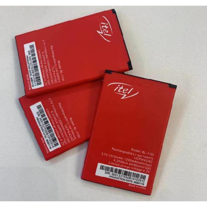 Itel BL-11DI Battery Replacement For Itel Magic 2 , Itel 5026 with 1200mAh Capacity-RED