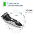 SweetLF Electric Shaver for Men Wet and Dry Waterproof Electric Razor Cordless 3D Rechargeable Rotary Shaver Razor for Men with Pop-up Trimmer, Black. 