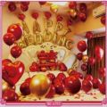 happy Wedding Decoration Theme-Happy Wedding Balloons, Aluminum Foil Banner Balloons for Wedding Party Decorations and Supplies. 
