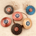 New Round Shield Aluminium Fidget Spinner Superhero Fast Bearing Finger Hand Spinner Adult Stress Relief Toy Anti Stress Fidget. 