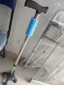Old Men or Women Four Leg Walking Stick Cane Height Adjustable for Patients and Old Men,. 