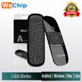 WeChip Air Mouse W1 2.4G - 6-Axis Motion Qwerty Remote for Mi Box S, Streaming Media Players, Computer and Projector Android TV  - Bluetooth Airmouse. 