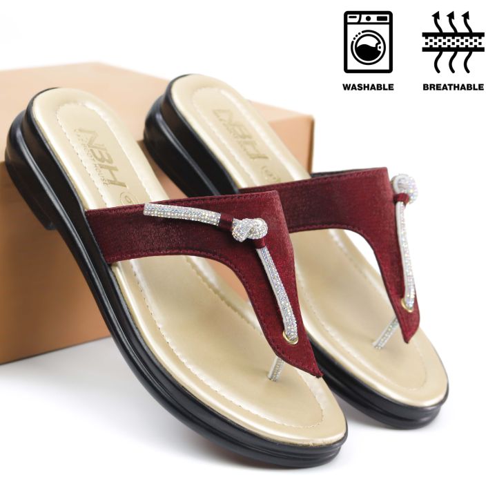 NBH Women's shoes Slippers For Women Double Strap And