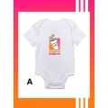 DUNKIN DONUT print Baby onesie. 