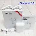 TWS I14 Airpods_ with Super Sound & High Quality Touch Sensors True Stereo Headphones with Built in Mic 10m Transmission Bluetooth Wireless Earbuds , Charging Case Sport Headset for all Bluetooth Smart devices.. 