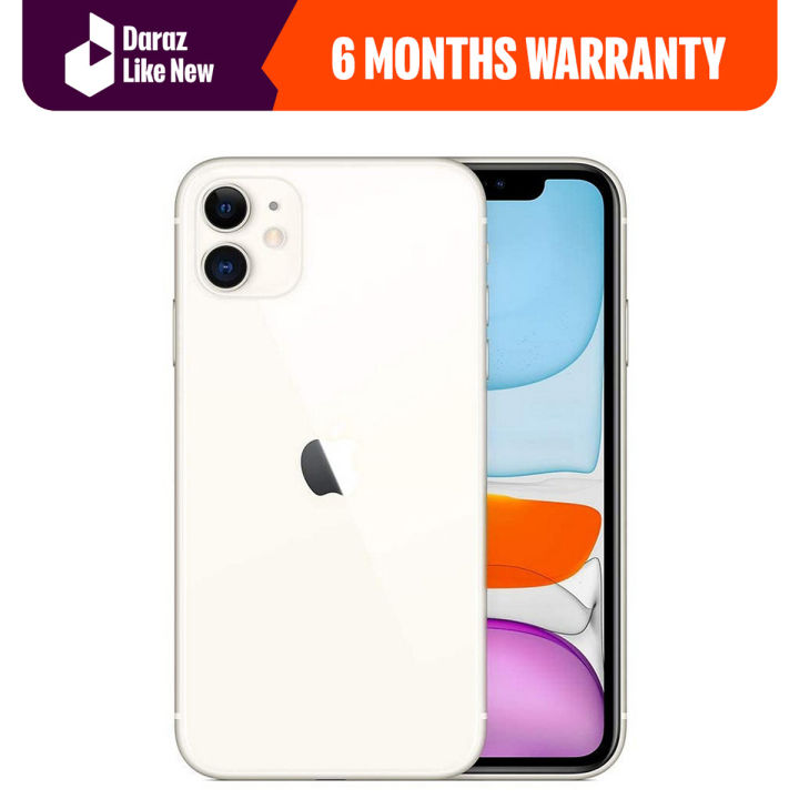 Apple iphone 11 - 64 GB - 6.1" Inch Display - Factory Unlocked - PTA Approved - Free Charger and Cover - Daraz Like New Phone