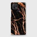 Realme_C25s Cover - SkinLee HQ Hard Case - Chic Rose Gold Veins On Black - SKINLEE-152-1-992-717. 