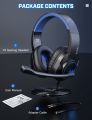 Monster Gaming Headphone RGB Lights With Mic Over-The-Ear Gaming Headset with Noise Isolation and LED Lighting Effects. 