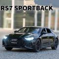 1:32 Audi RS7 Sportback Model Toy Cars Alloy Diecast 6 Doors Opened with Pull Back Rubber Tires Ornament Vehicle Toys Gifts. 