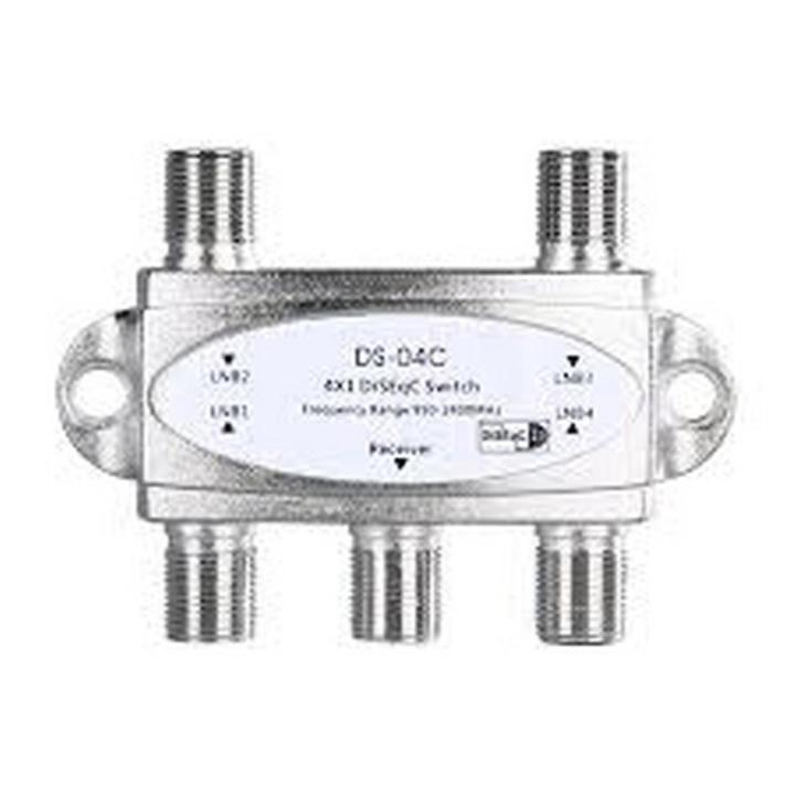 COMM DISEQC 2.0 2IN 1OUT – Interruttore Per Antenne Satellitari, Comando A Due Porte Per Ricevitori