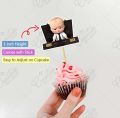 Boss Baby Theme Cupcake Toppers Pack of 12 Perfect for Birthday Party Celebration & cake Decoration Supplies. 
