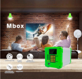 Bijli Box 100 rechargeable solar package with 3x LED lights and 2x pedestal fans. 15+ hours both fans runtime everyday. 