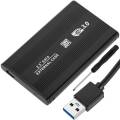 USB 2.0 SATA External 2.5 inch HDD Hard Drive Enclosure Disk Case Box For PC LAPTOP. 