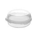 Powder Puff Storage Box - Makeup Sponge Holder Case - Beauty Blender Protective Container - Transparent, Double -layer, For Travel - Make Up Tools - Air Cushion Sponge Case. 