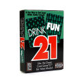 Thick Playing Cards 21 Drink Playing Card Set Fun Party Game Night Prop for Adults Family Friends Portable Deck for Bar Games Classic Design on Thick Paper Perfect for Game Nights Gatherings Paper. 
