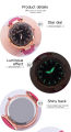 Fashion Women Watches Rose Gold Bracelet set Ladies Watch Gift Casual Leather Quartz Wristwatch Clock. 