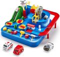 CubicFun Race Tracks for Boys Car Adventure Toys City Rescue Preschool Educational Toy Vehicle Puzzle Car Track Playsets for Toddlers, Kids Toys Gifts for Kids. 