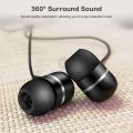 Wiresto In-Ear Headphones Earphone Wired Earbuds Sport In Ear Headphone Stereo Headset3.5mm Jack Wired Cable Music Headphone HIFI Sound Quality No Ear Pain Earphone Headphone with HD Microphone. 