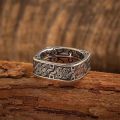 Irish Crazy Celtic Knot Square Vintage Ring Men||||||||||||'s Fashion Punk Hip Hop Jewelry Gift. 