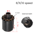 8/9/10 Speed Bicycle Freehub Body for Shimano RM30/RM40/RM60 Steel Road Bike Hubs Body Cycling Freehub Rear Bearing Base. 