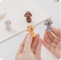 1/4Pcs Creative Cute Cartoon Teddy Dog Shape Pencil Rubber Eraser Gift Kids School Office Reward Supplies Stationery Pencil Eraser. 