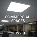 SIC LED SMD Panel Light 2x2 – 48W | 110LM/W High Brightness | Energy Efficient | Cool Daylight Netural White Warm White | Powr Factor 0.9. 