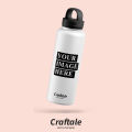 Silicon Customized Water Bottle with your Picture, Logo and Name | Craftale. 