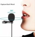 COMPUTER LAPTOP PC Dynamic Lapel Collar Mic Voice Recording Filter Microphone. 