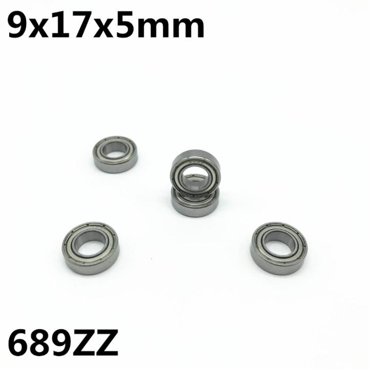 10Pcs 689ZZ 689-2Z 9x17x5 mm Deep groove ball bearing Miniature bearing High quality 689Z