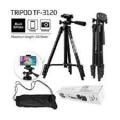 TRIPOD STAND for Mobile and Camera Stand 3120 High Quality Tripod stand for Ring light for Tik_Tok for Youtube Videos - tripod stand - with Mobile Holder. 