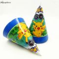 POKEMON GO THEME CAPS PACK OF 10 POKEMON PARTY HATS. 