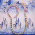 [ New ] Children's Hair Accessories Frozen Alloy Crown Headband Braid Princess Elsa Crown False Braids Little Girl Headband. 