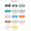 HKNA 2022 Custom Sunglasses Kids Square Eyeglasses Children Vintage Pink Big Frame Sun Glasses for Girls/Boys Gafas De Sol Mujer. 