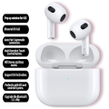 TWS Airpods 3 Earpods Pro 6s White and Balck with PopUp Pairing Third Generation Pro6s Bluetooth Earbuds Wireless Earpro Earbuds 6 s - Earbud Airpod 3rd Gen True Wireless Stereo Air Buds Pod - Ear Bud Pod Universal Model Bluetooth Airbud Airbuds  Pakistan. 