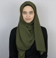 Luxury Chiffon Georgette High-quality fabric, Lightweight feel and effortless drape Hijabs/Scarves/Stoler for Girls/Women. 