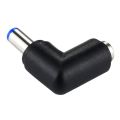 DC 5521 Male to DC 5521 Female Connector Power Adapter for Laptop Notebook, 90 Degree Right Angle Elbow. 