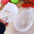 Rice Washer, Manual Plastic Rice Cleaner Washing Bowl With Handle. 