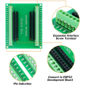 4Pcs ESP32 Breakout Board GPIO 1 Into 2 for 38PIN Narrow Version ESP32 ESP-WROOM-32 Microcontroller Development Board. 
