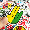 10/20/50/100pc Cool JDM Stickers for Car Racing Motorcycle Bike Skateboard Luggage Laptop Phone Case Random Sticker Decals. 