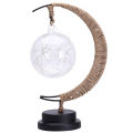 LED Lights Moon Shaped Decorative Battery Powered Moon-Star Night Light for Home. 
