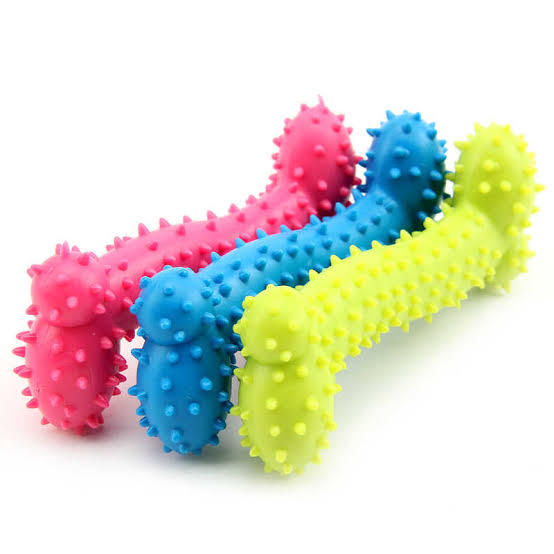 Rubber Chew bone for pets(15cm long)