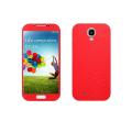 Samsung Galaxy S4 Red Common Leather Texture Mobile Skin. 