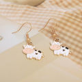 Fashion Cow Earrings Drop Dangle Jewelry Farm Animal Party Accessories Gifts Nicle. 